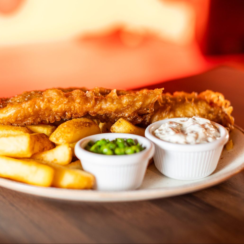 plate of fish & chips